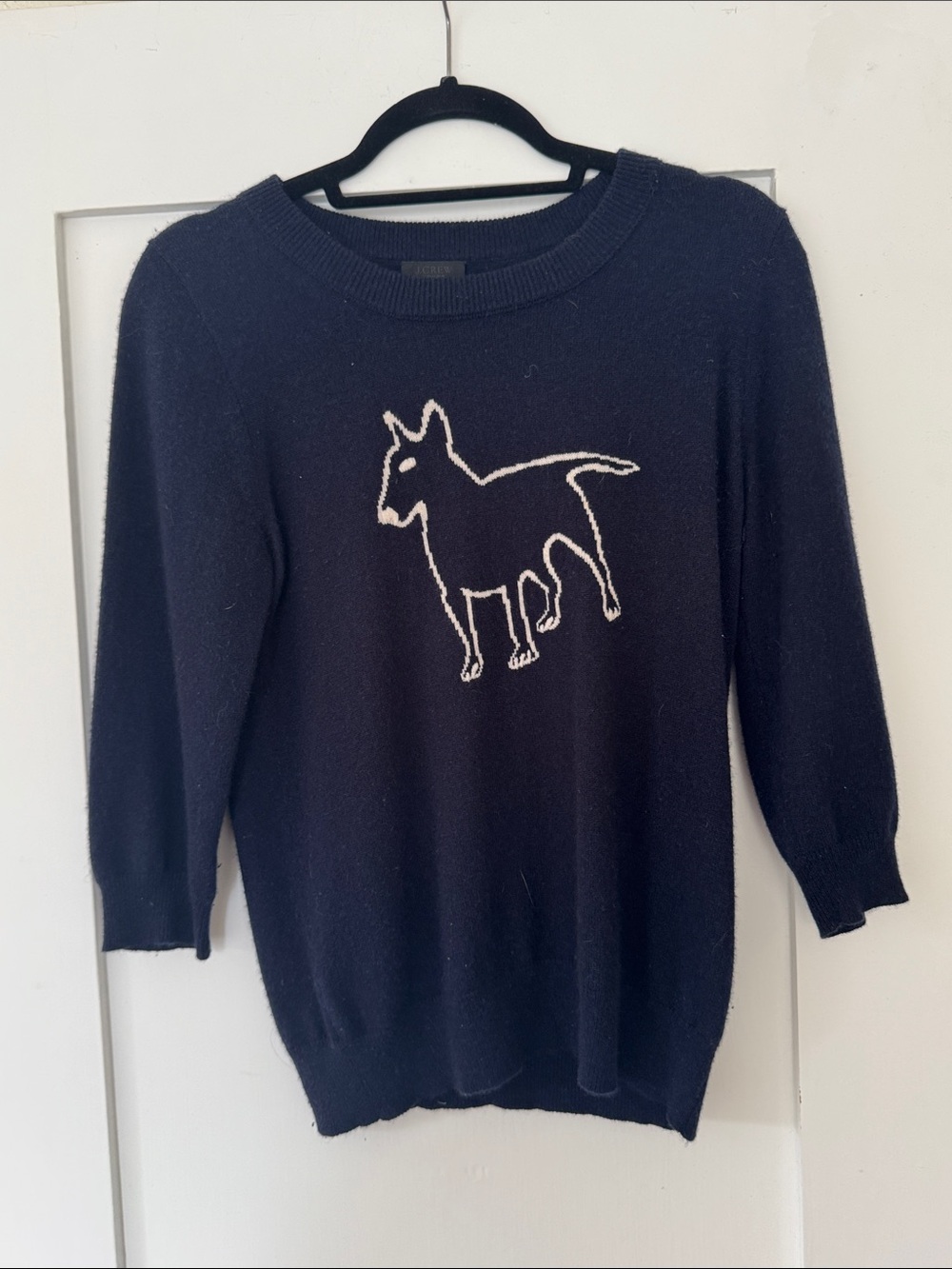 J. Crew Navy Blue Cashmere Sweater